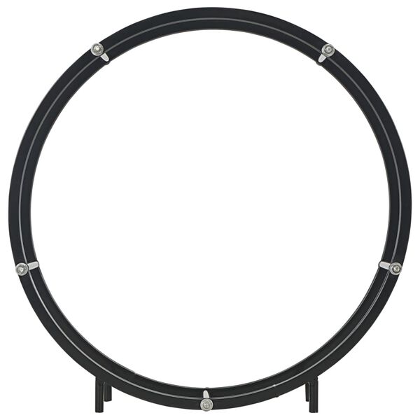 vidaXL Portant de bois de chauffage Noir 70 x 20 x 70 cm Acier