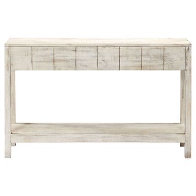 vidaXL Table console 120 x 35 x 75 cm Bois de manguier massif