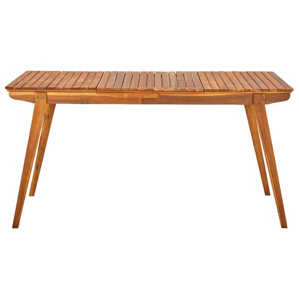 vidaXL Ensemble de salle &agrave; manger de jardin 7 pi&egrave;ces 150 x 90 cm Bois d'acacia massif