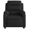 vidaXL Fauteuil inclinable de massage &eacute;lectrique noir tissu
