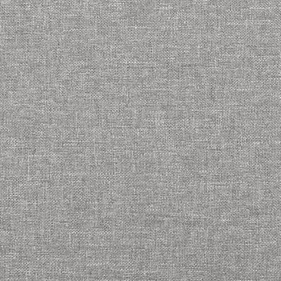vidaXL Matelas à ressorts ensachés gris clair 183x213x20 cm tissu
