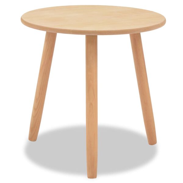 vidaXL Ensemble de tables d'appoint 2 pcs Bois de pin massif Marron