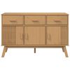vidaXL Buffet OLDEN marron 114x43x73,5 cm bois massif de pin
