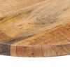 vidaXL Dessus de table &Oslash; 60x2,5 cm rond bois massif de manguier brut