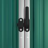 vidaXL Abri &agrave; outils de jardin Vert 225x89x161 cm Acier galvanis&eacute;