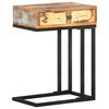 vidaXL Table d'appoint en U 45x30x61 cm Bois de r&eacute;cup&eacute;ration massif