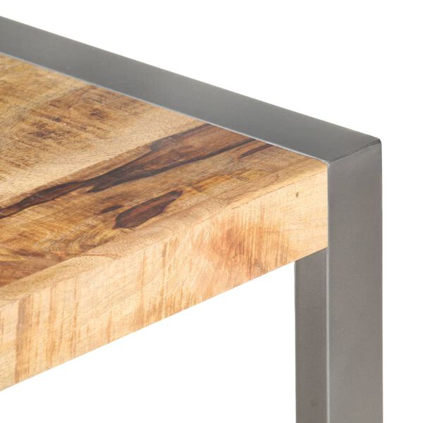 vidaXL Table basse 110x60x40 cm Bois de manguier brut