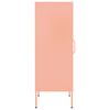 vidaXL Armoire de rangement Rose 42,5x35x101,5 cm Acier