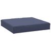 vidaXL Coussins de palette lot de 2 bleu marine tissu