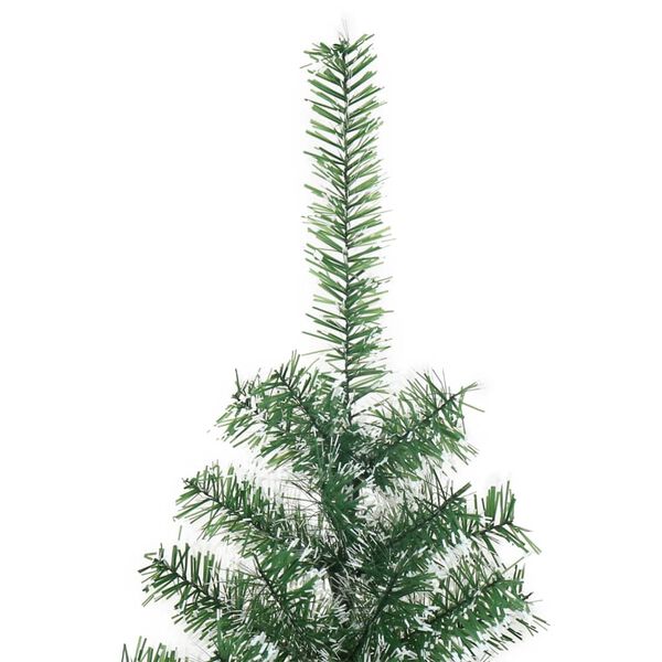 vidaXL Sapin de No&euml;l artificiel avec neige floqu&eacute;e vert 120 cm