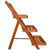 vidaXL Support de jardinière à 3 niveaux 50x63x80 cm Acacia solide