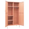 vidaXL Garde-robe Rose 90x50x180 cm Acier