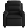vidaXL Fauteuil inclinable de massage &eacute;lectrique noir similicuir