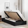 vidaXL Lit de Rangement avec matelas Noir 100 x 190 cm Faux cuir