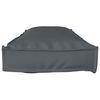 vidaXL Coussin Anthracite 120 x 40 x 8 cm Tissu Oxford