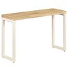 vidaXL Table console 120x35x76 cm Bois de manguier solide et acier