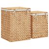 vidaXL Paniers &agrave; linge 2 pcs hyacinthe d'eau