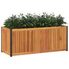 vidaXL Jardinière 110x45x44 cm bois massif d'acacia et acier