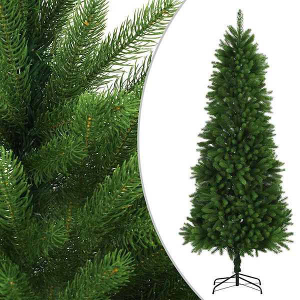 vidaXL Arbre de No&euml;l artificiel pr&eacute;-&eacute;clair&eacute; et boules 240 cm vert