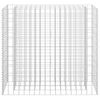 vidaXL Lit sur&eacute;lev&eacute; &agrave; gabion Acier galvanis&eacute; 90x30x90 cm