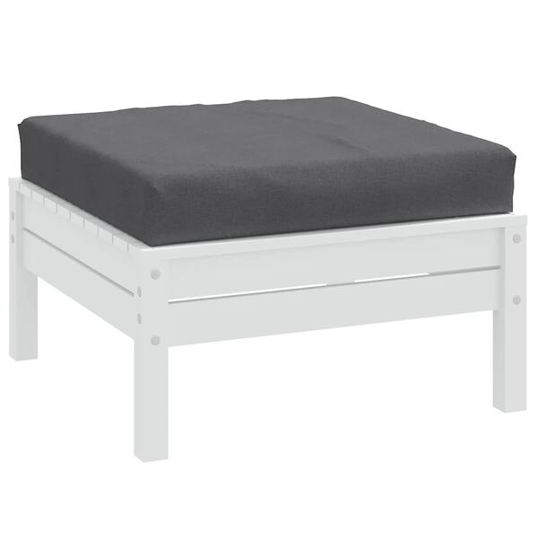 vidaXL Coussin de palette anthracite m&eacute;lang&eacute; 60x60x9,5 cm tissu