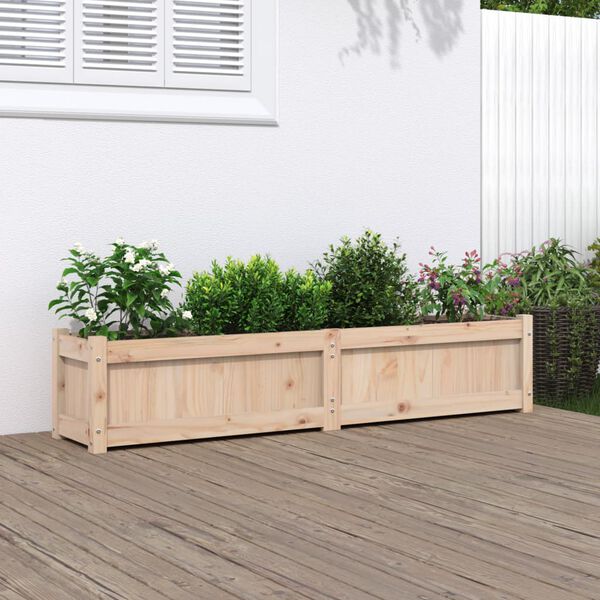 vidaXL Jardini&egrave;re 150x31x31 cm bois de pin massif
