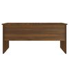 vidaXL Table basse Ch&ecirc;ne marron 102x50,5x46,5 cm Bois d'ing&eacute;nierie