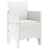 vidaXL Chaise de jardin 2 pcs Blanc 53 x 49 x 85 cm PP