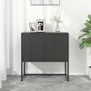 vidaXL Buffet Anthracite 75x35x75 cm Acier