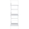 vidaXL Biblioth&egrave;que &agrave; 3 niveaux blanc 60x27,6x90,5cm bois d'ing&eacute;nierie