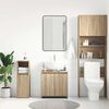 vidaXL Armoire de salle de bain Ch&ecirc;ne sonoma Bois d'ing&eacute;nierie