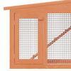 vidaXL Clapier large pour petits animaux avec toits Bois