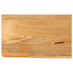 vidaXL Dessus de table à bord vivant 60x20x3,8 cm bois massif manguier