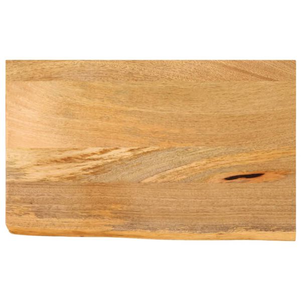 vidaXL Dessus de table à bord vivant 60x20x3,8 cm bois massif manguier
