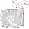vidaXL Cage pour chien 2 x 2 x 2 m Acier