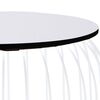 vidaXL Tables basses 3 pcs Blanc