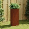 vidaXL Jardini&egrave;re 40x34,5x75 cm acier corten