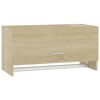 vidaXL Garde-robe chêne sonoma 70x32,5x35 cm bois d'ingénierie