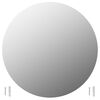 vidaXL Miroir mural 60 cm Rond Verre