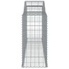 vidaXL Paniers &agrave; gabions arqu&eacute;s 20 pcs 300x50x100/120 cm fer galvanis&eacute;