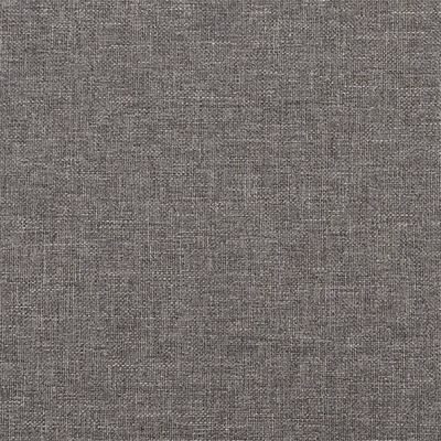 vidaXL Canapé 2 places et oreillers et coussins Gris foncé 120cm Tissu