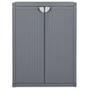 vidaXL Armoire de rangement de jardin gris 65x45x88 cm PP rotin