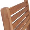vidaXL Chaises empilables de jardin lot de 4 Bois de teck solide