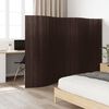 vidaXL Cloison de s&eacute;paration marron fonc&eacute; 165x400 cm bambou