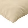 vidaXL Coussins de canap&eacute; lot de 4 beige 60x60 cm tissu
