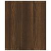vidaXL Biblioth&egrave;que/Meuble TV Ch&ecirc;ne marron 143x30x36cm Bois ing&eacute;nierie