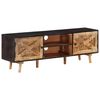 vidaXL Meuble TV 140x30x46 cm Bois de manguier brut et d'acacia massif
