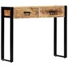 vidaXL Table console 90 x 30 x 75 cm Bois de manguier massif