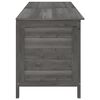 vidaXL Bo&icirc;te de rangement de jardin anthracite bois massif de sapin