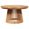 vidaXL Table d'appoint Marron 70 x 70 x 40 cm Bois de teck massif